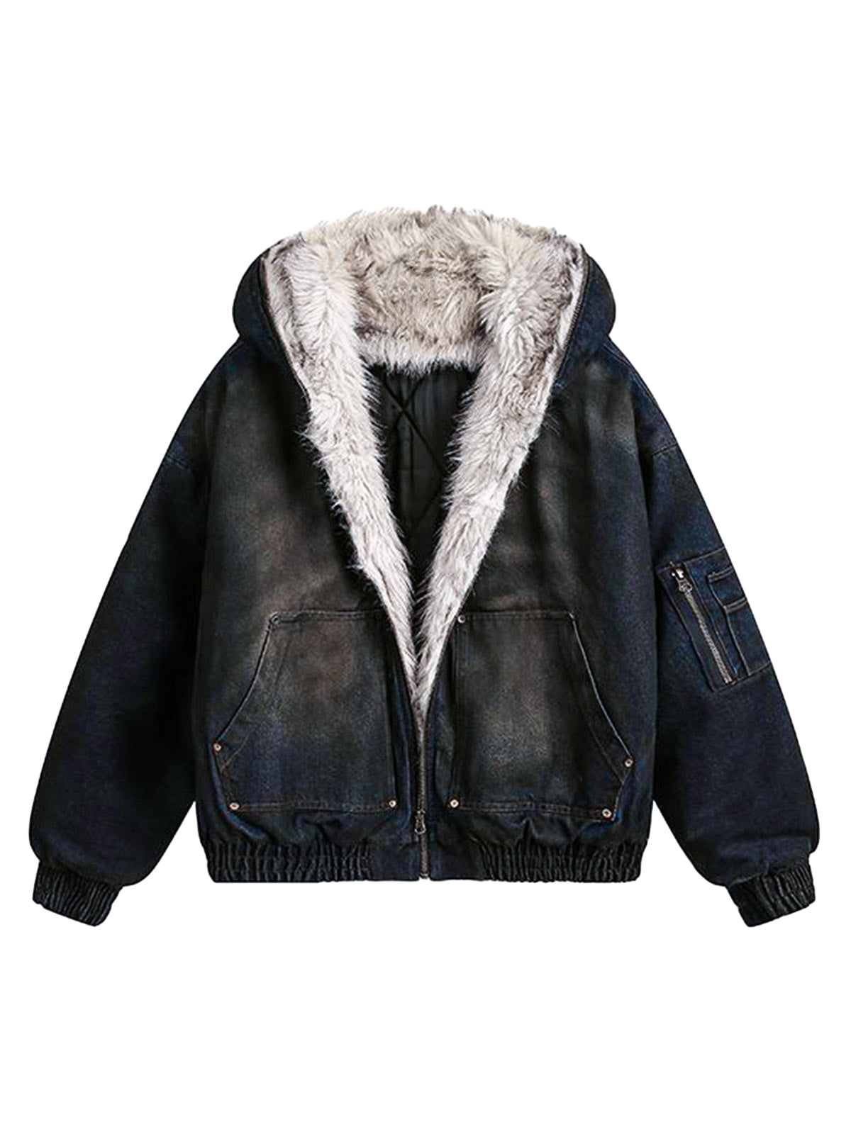 Jaqueta Pavtros Fur Hooded