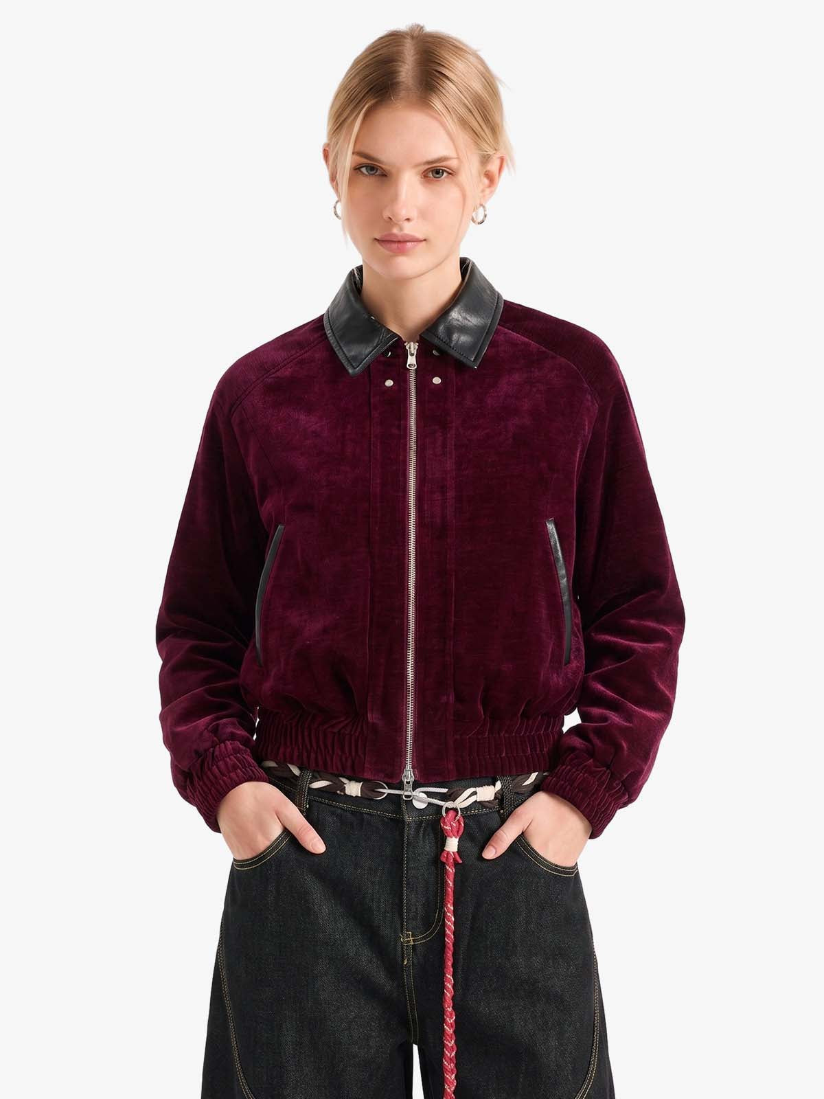 Jaqueta Pavtros Velvet Lapel