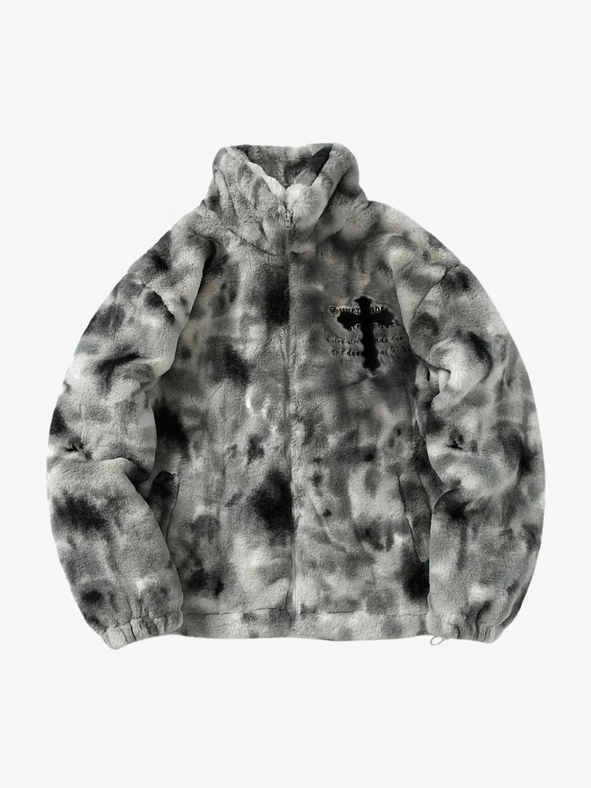 Jaqueta Pavtros Studios Gothic Cross Fleece Jacket