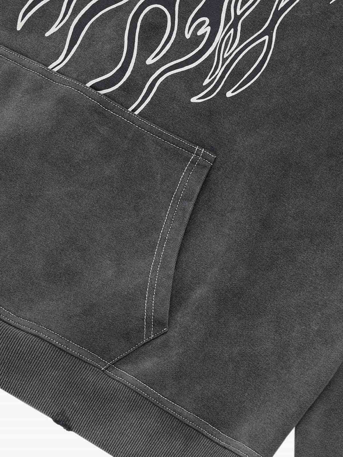 Moletom Pavtros Wash Burned Hoodie