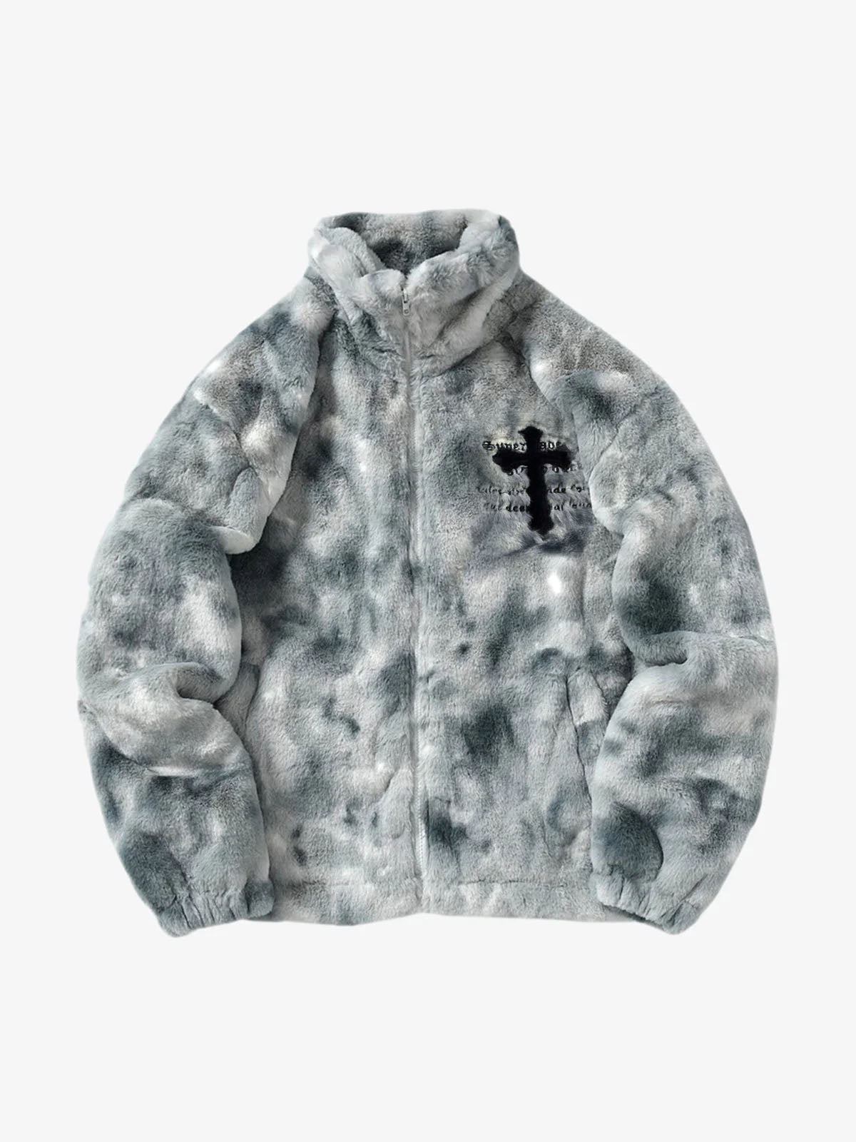 Jaqueta Pavtros Studios Gothic Cross Fleece Jacket