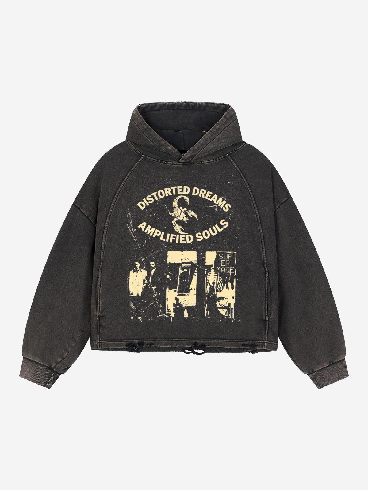 Moletom Pavtros Distorted Dreams Washed Hoodie