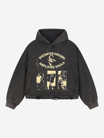 Moletom Pavtros Distorted Dreams Washed Hoodie