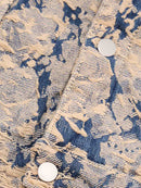 Jaqueta Swavvy Distressed Jacquard Denim