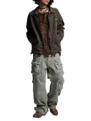 Jaqueta Swavvy Vintage Washed Cheetah