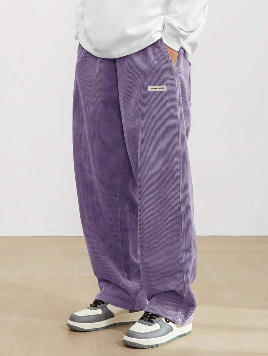 Calça Pavtros Corduroy Wide Leg