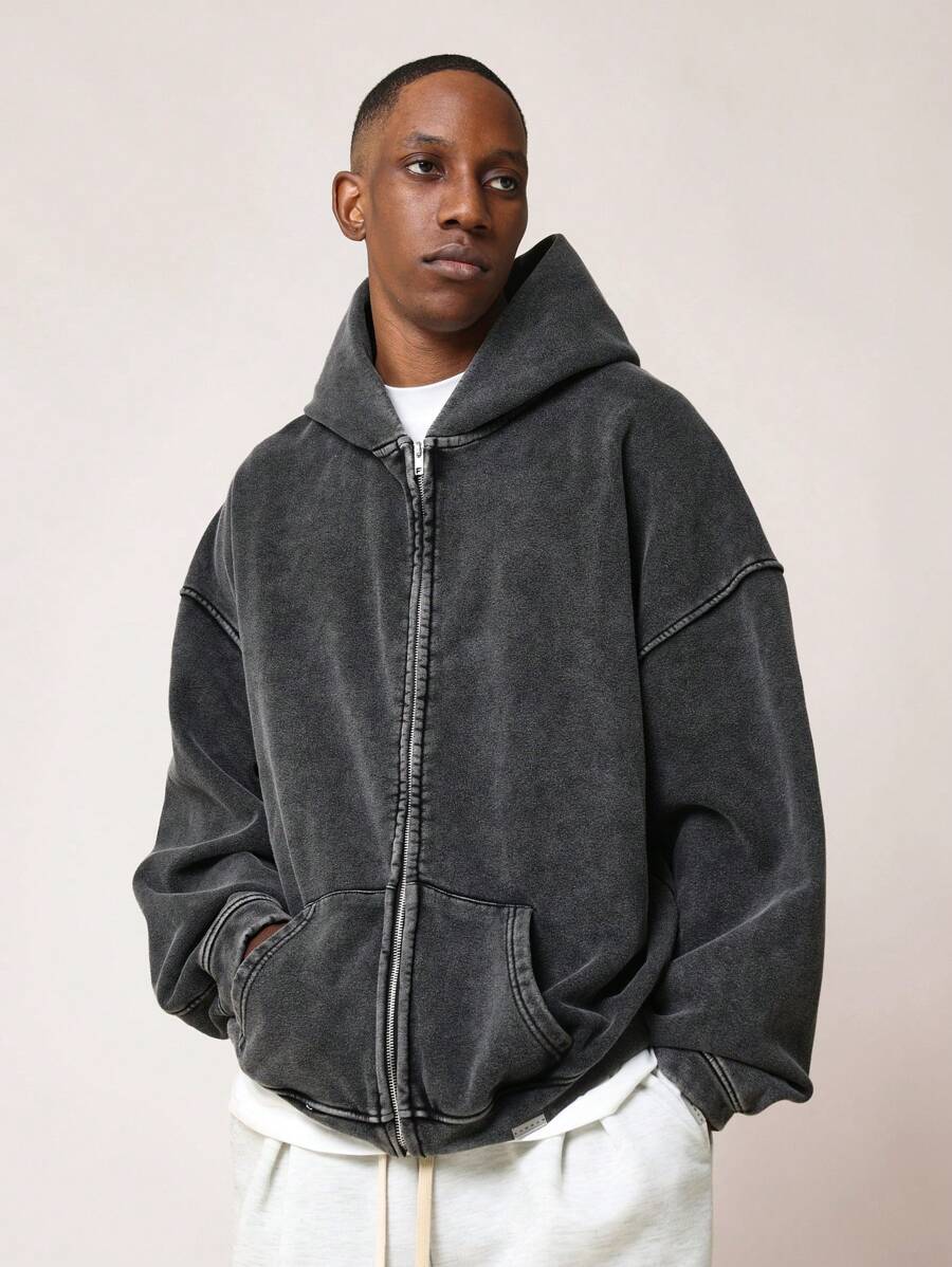 Moletom Pavtros Washed Zipper