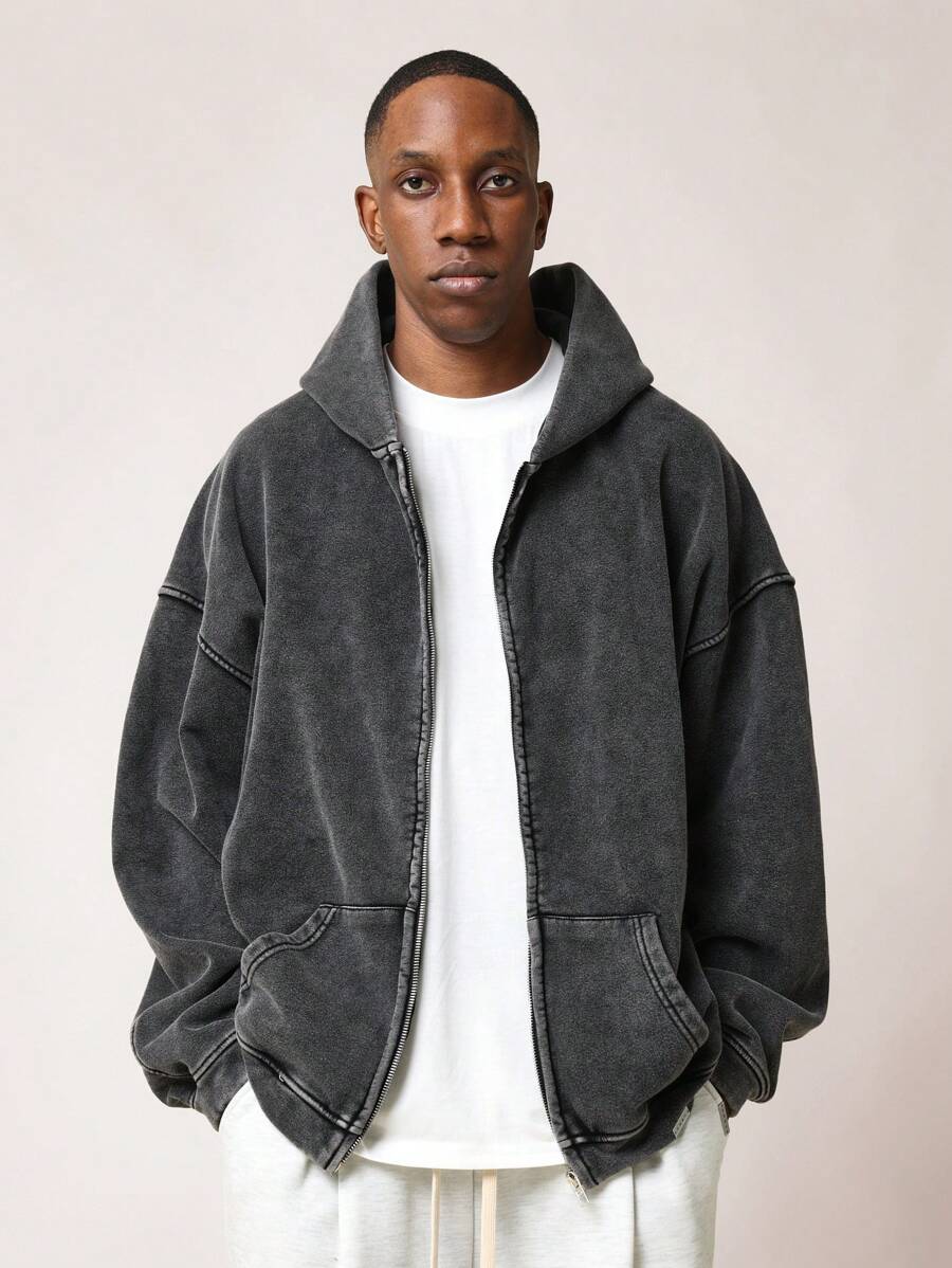 Moletom Pavtros Washed Zipper