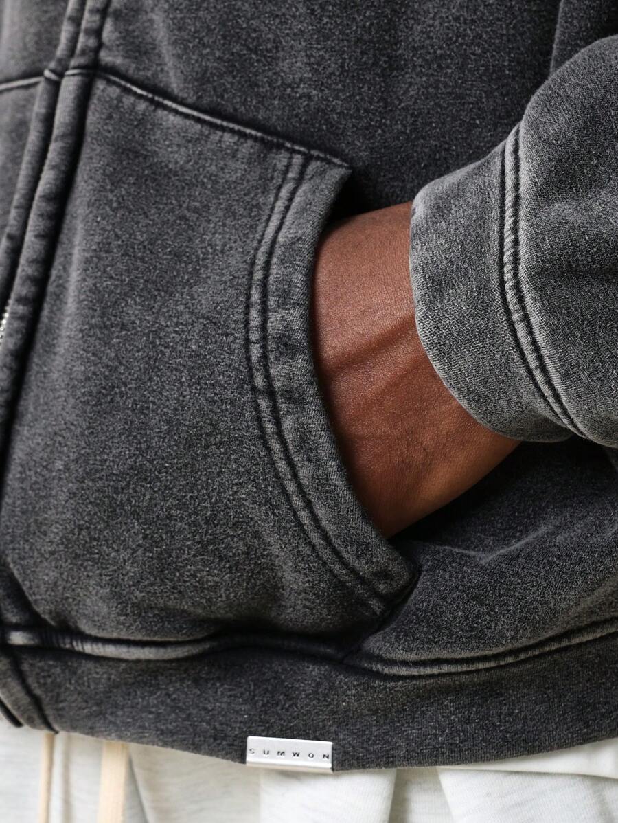 Moletom Pavtros Washed Zipper