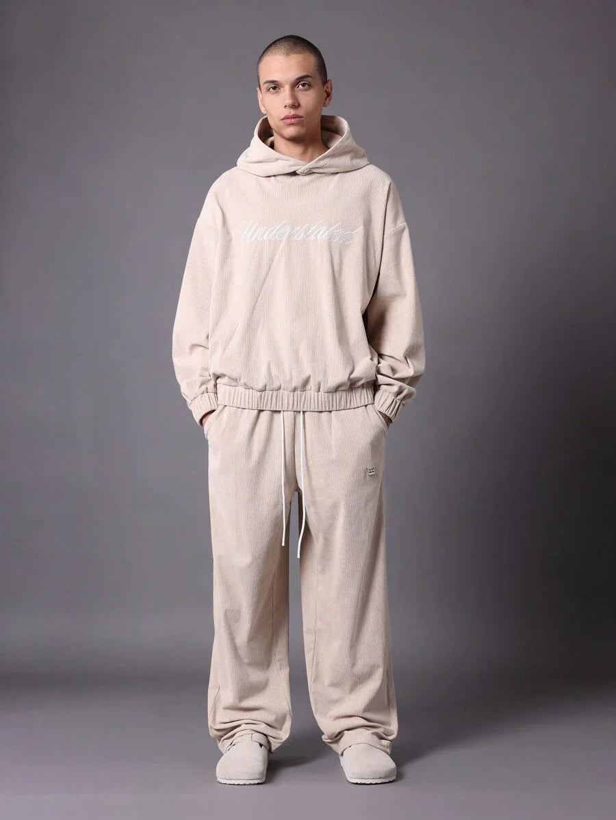 Conjunto Moletom Pavtros Studios Corduroy Script Tracksuit
