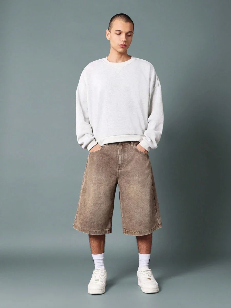 Bermuda Jorts Jeans Pavtros Studios Earth Wash Essential