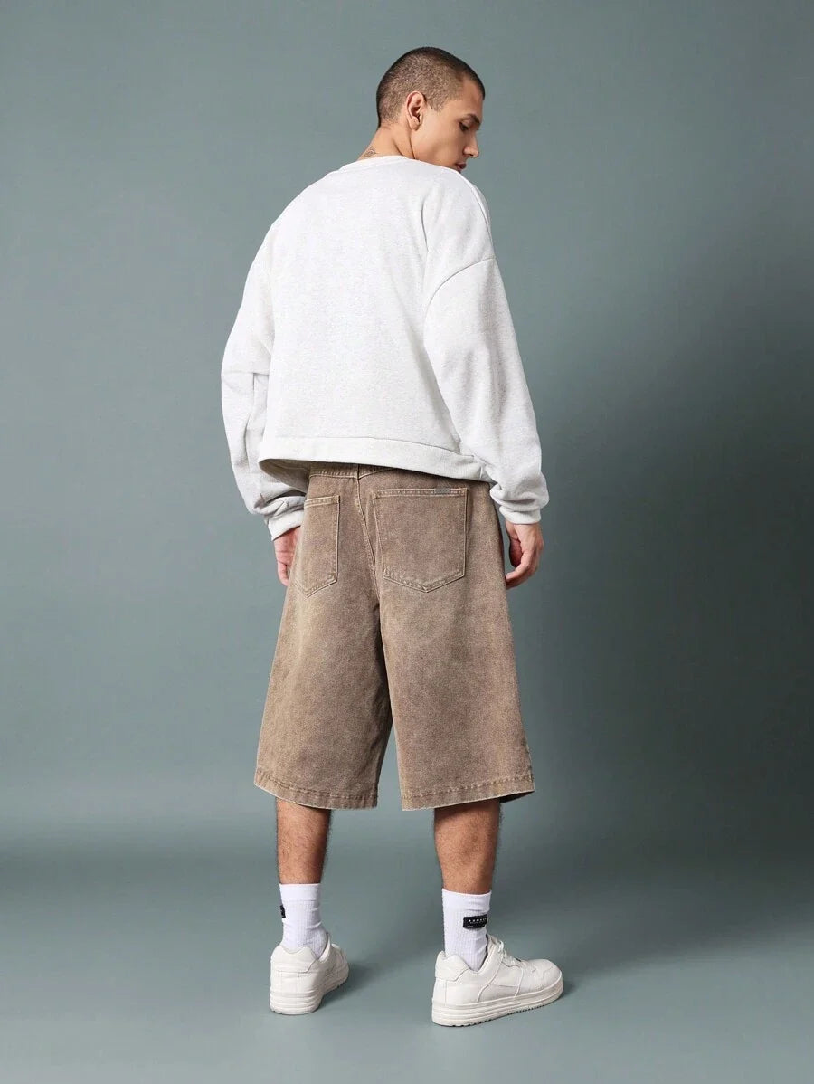 Bermuda Jorts Jeans Pavtros Studios Earth Wash Essential