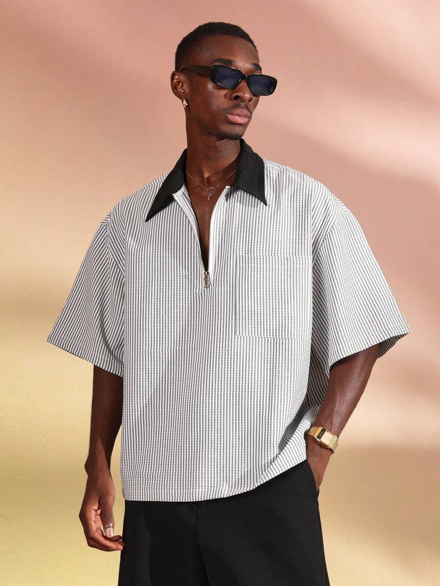 Camisa Polo Pavtros Half Zip