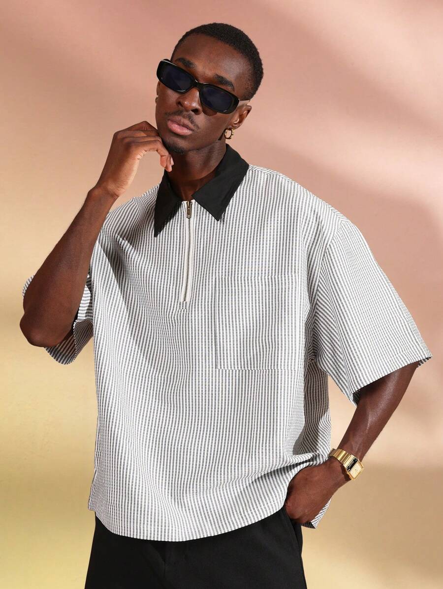 Camisa Polo Pavtros Half Zip