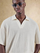 Camisa Polo Swavvy Studios Waffle Knit Polo