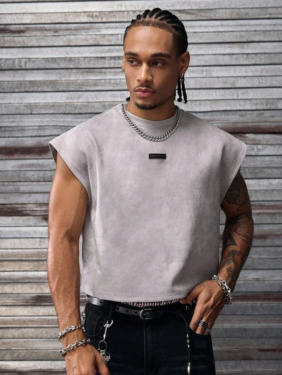 Regata Pavtros Studios Embossed Gothic Lettering Vest
