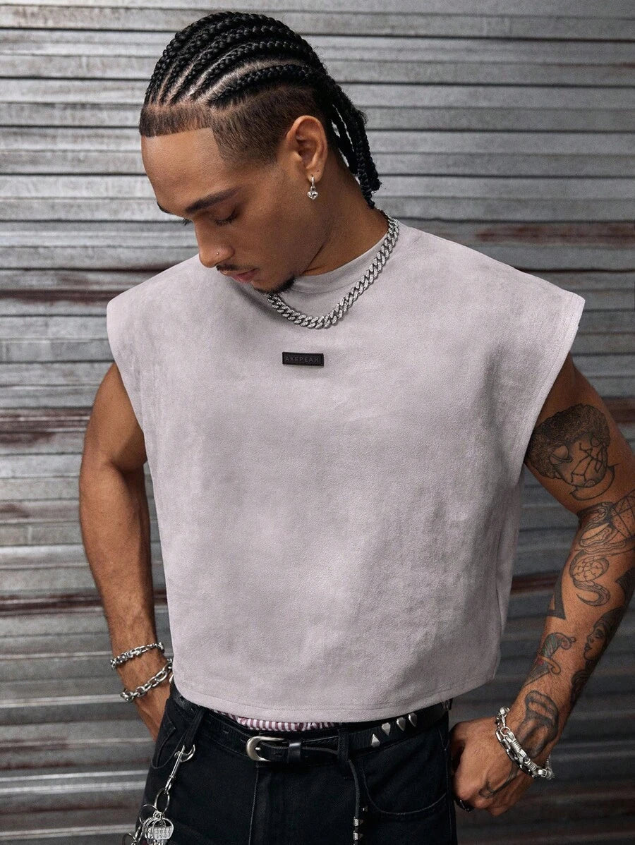 Regata Pavtros Studios Embossed Gothic Lettering Vest
