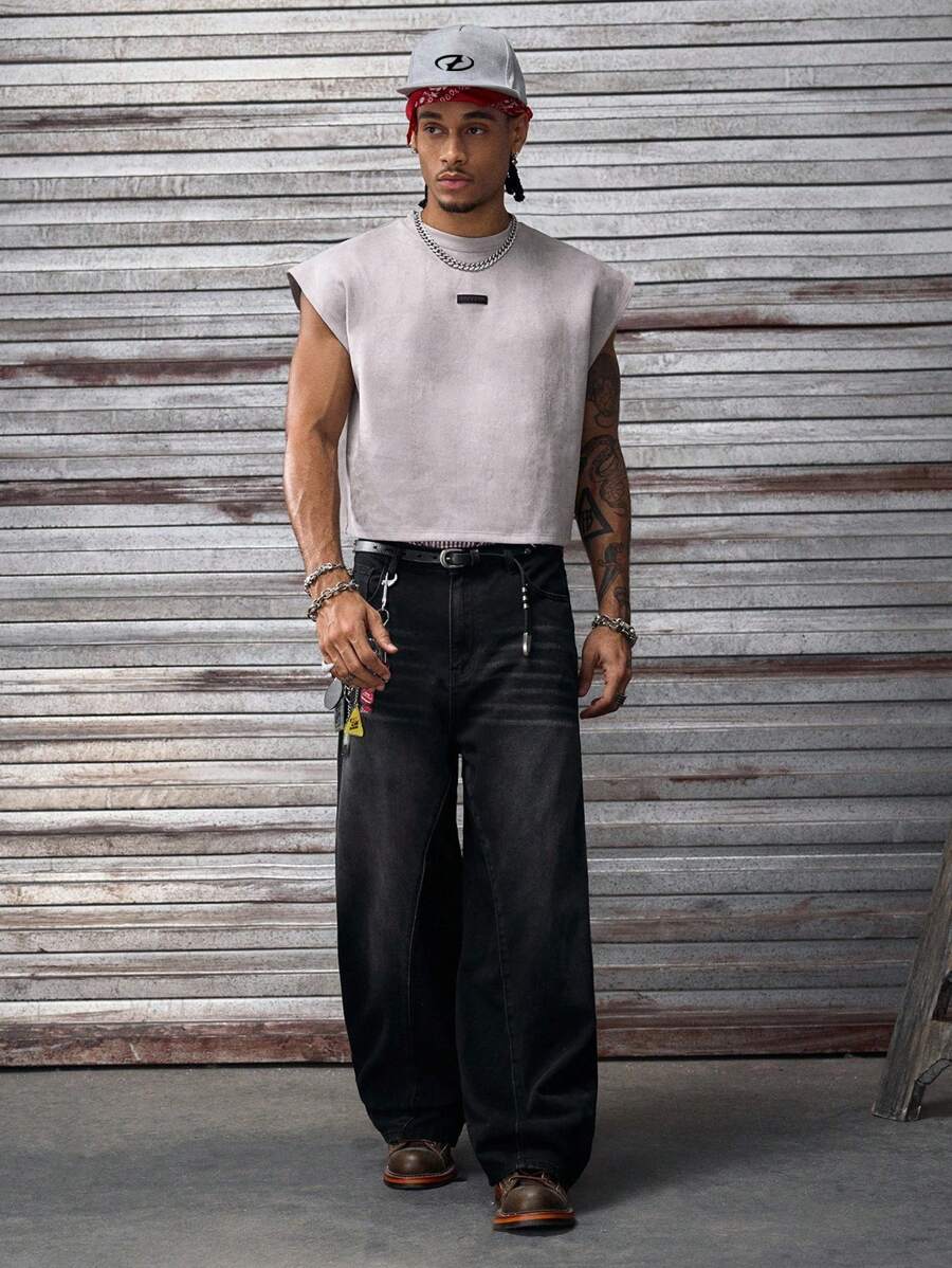 Regata Pavtros Studios Embossed Gothic Lettering Vest