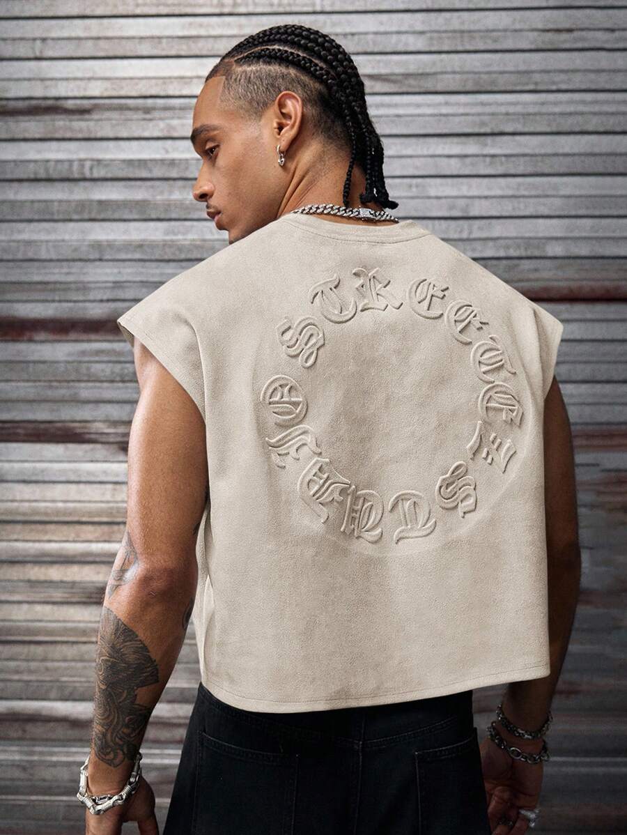 Regata Pavtros Studios Embossed Gothic Lettering Vest