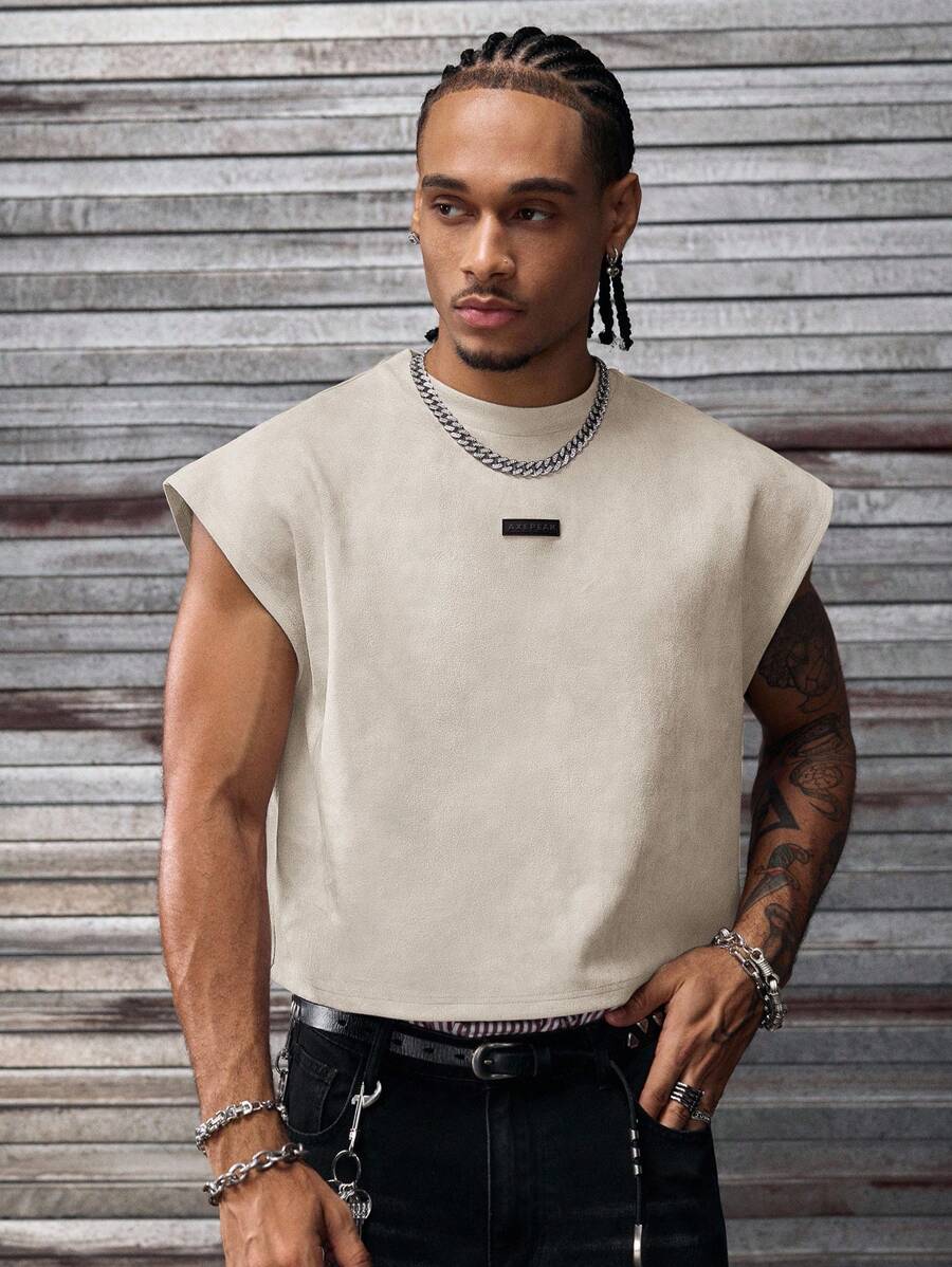 Regata Pavtros Studios Embossed Gothic Lettering Vest