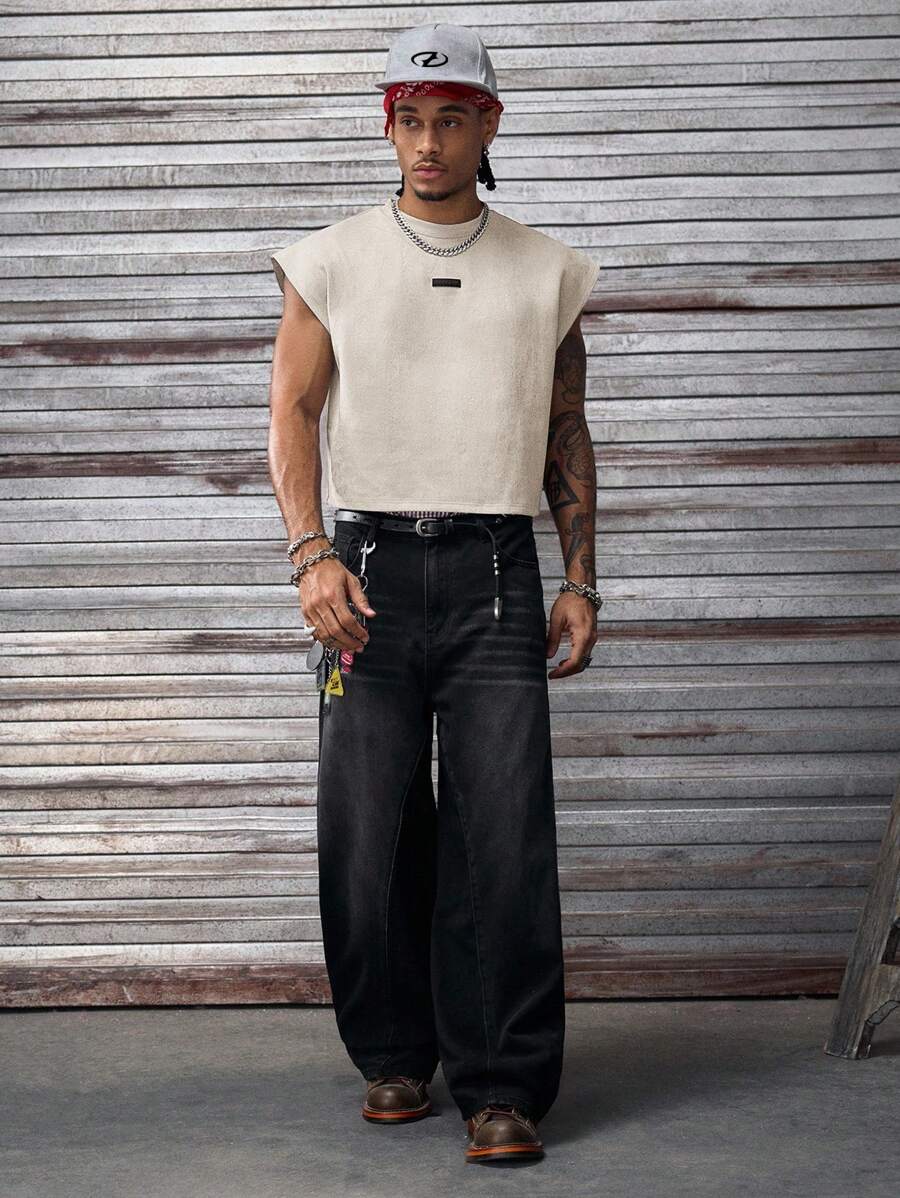Regata Pavtros Studios Embossed Gothic Lettering Vest
