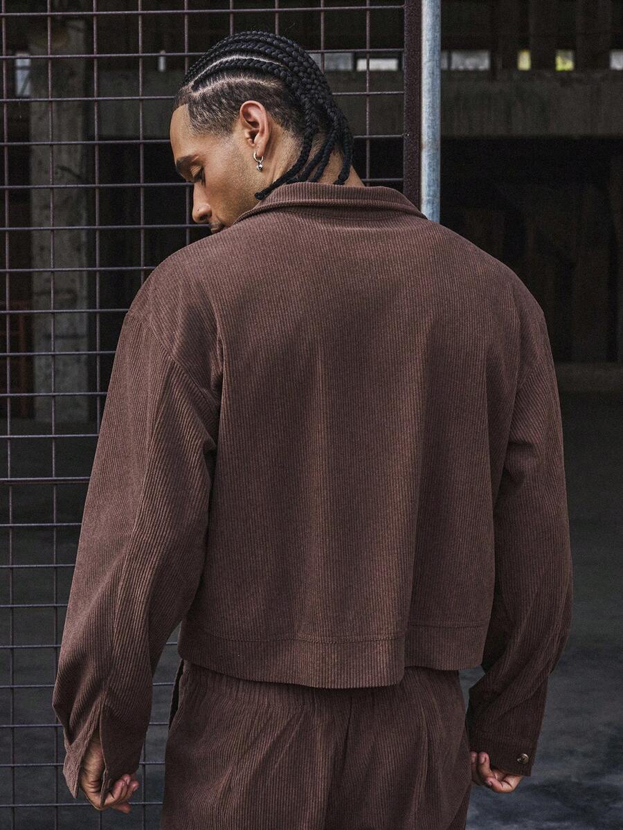 Conjunto Pavtros Studios Corduroy Overshirt Tracksuit