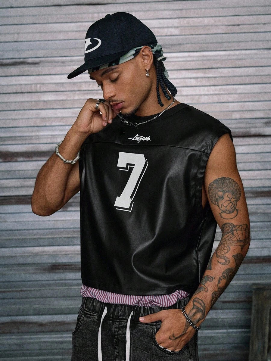 Regata Pavtros Studios Leather Football Jersey Vest