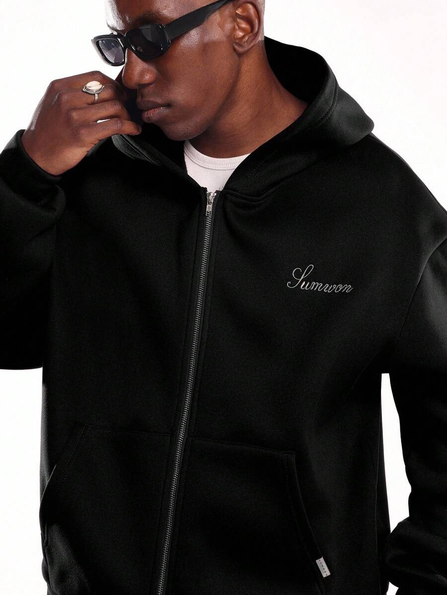 Moletom Pavtros Studios Script Zip Hoodie