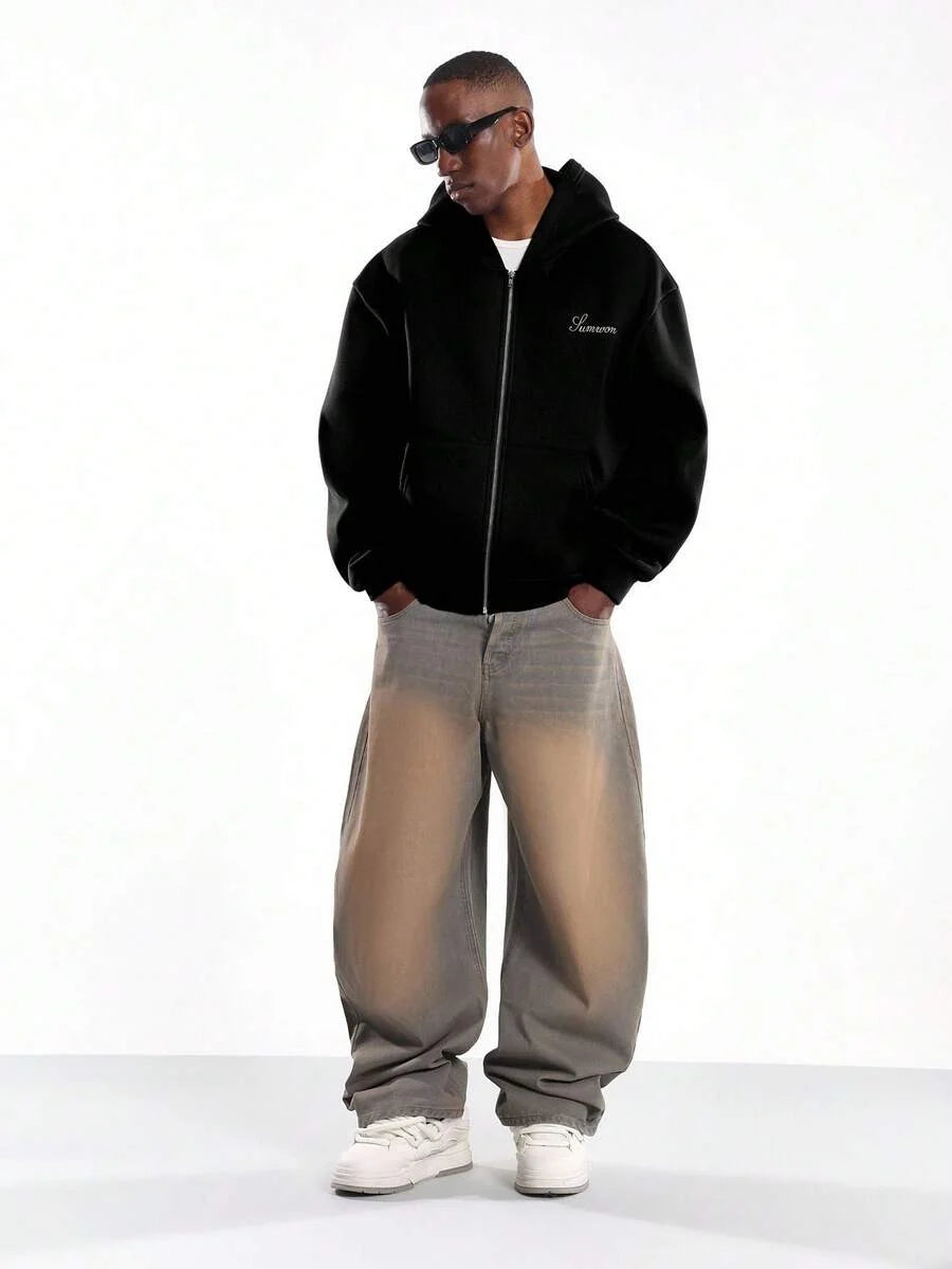 Moletom Pavtros Studios Script Zip Hoodie
