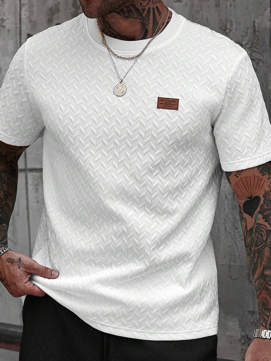 Camiseta Pavtros Jacquard