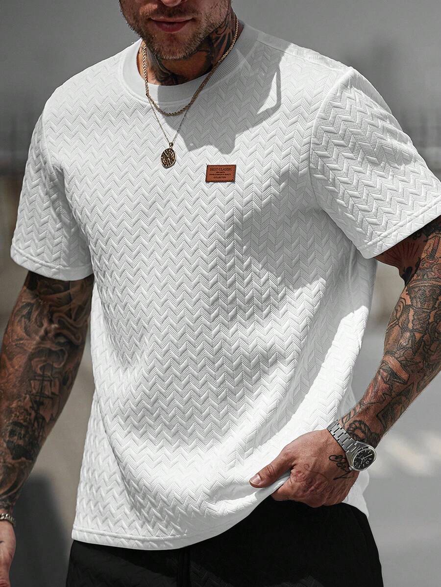 Camiseta Pavtros Jacquard