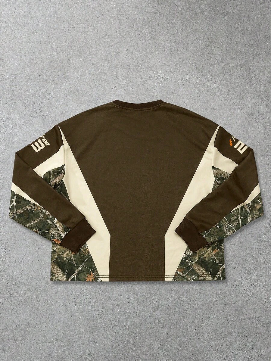 Moletom Pavtros Camuflado Colorblock