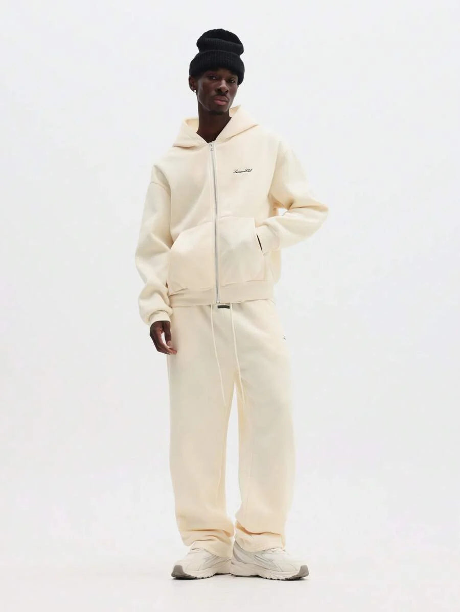 Conjunto Moletom Pavtros Studios Script Zip Tracksuit