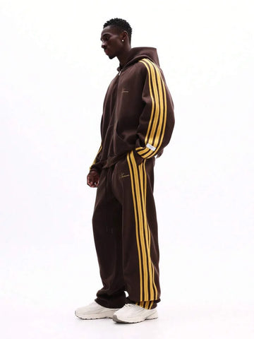 Conjunto Moletom Pavtros Studios Retro Stripe Tracksuit