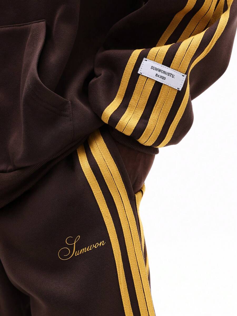 Conjunto Moletom Pavtros Studios Retro Stripe Tracksuit
