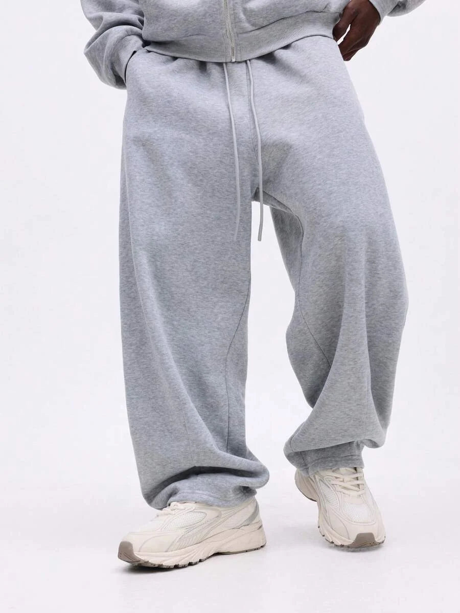 Conjunto Moletom Pavtros Studios Panel Zip Tracksuit Grey