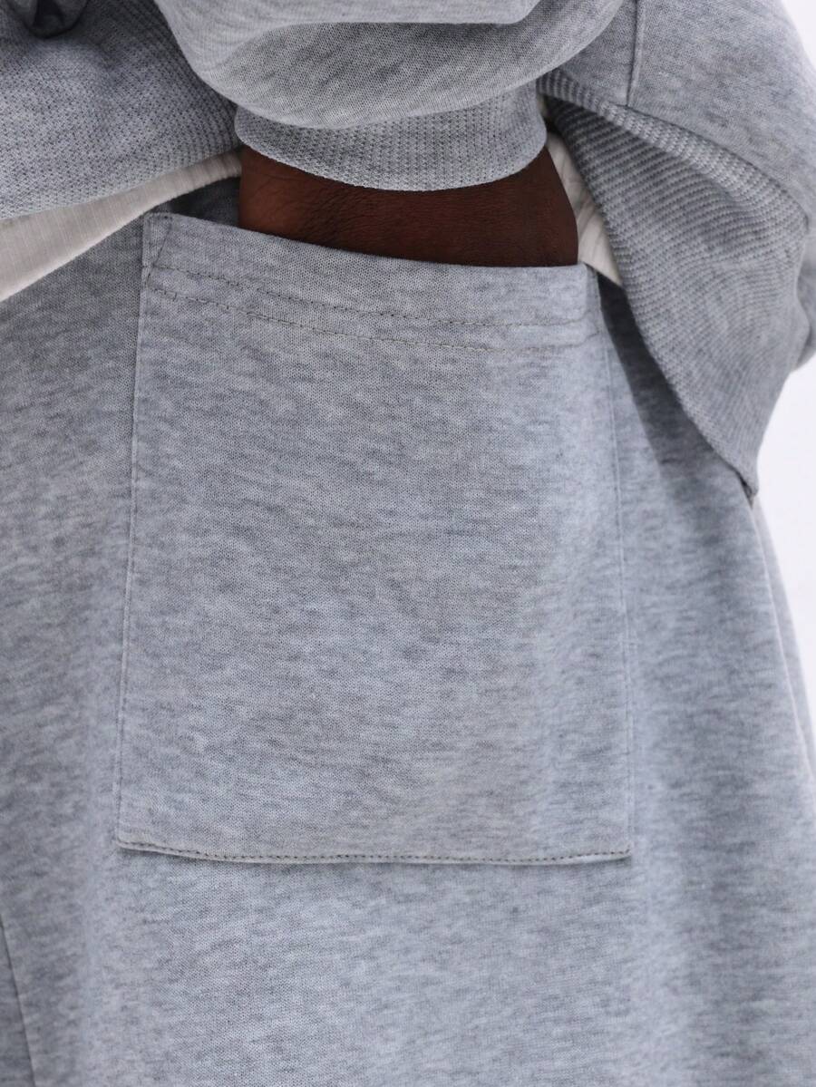 Conjunto Moletom Pavtros Studios Panel Zip Tracksuit Grey