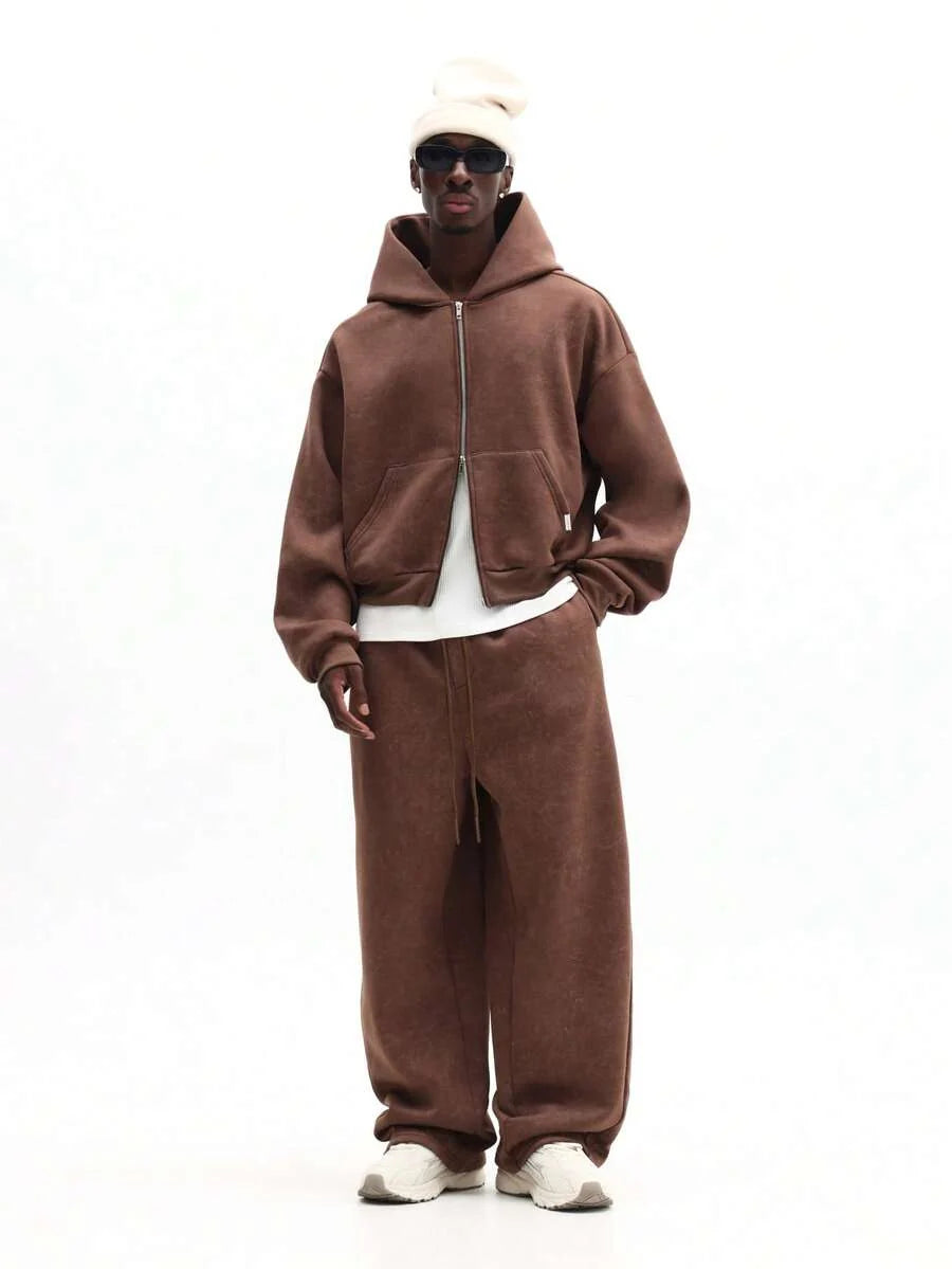 Conjunto Moletom Pavtros Studios Minimalist Zip Tracksuit