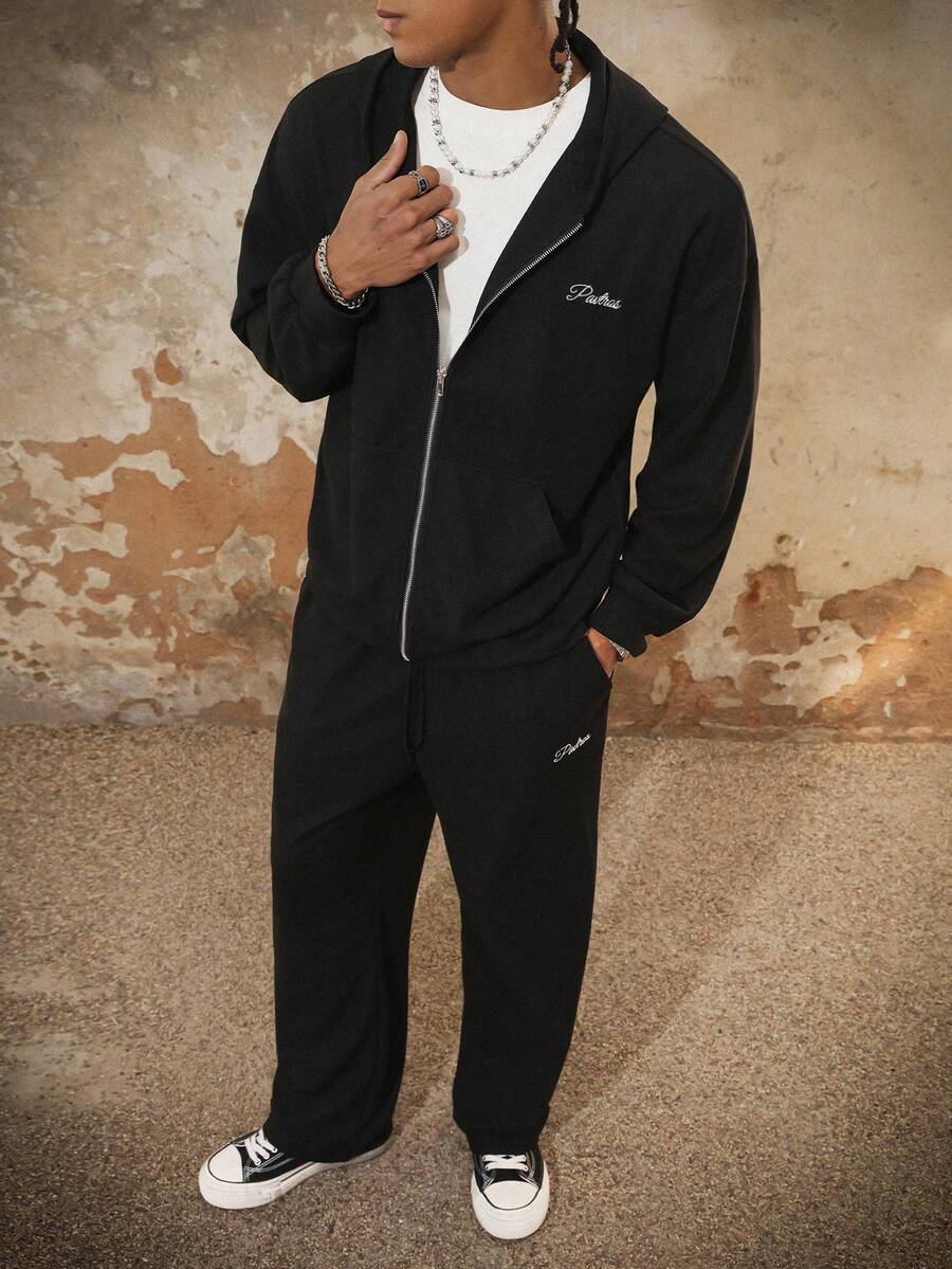 Conjunto Pavtros Studios Signature Corduroy Full-Zip Tracksuit