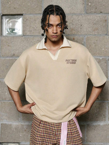 Camisa Polo Pavtros Studios Minimalist Knit Polo