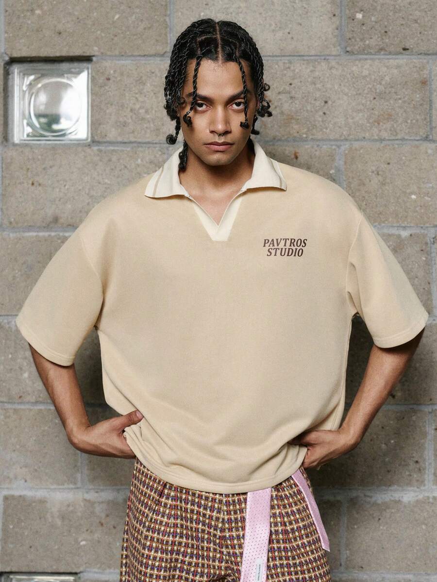 Camisa Polo Pavtros Studios Minimalist Knit Polo