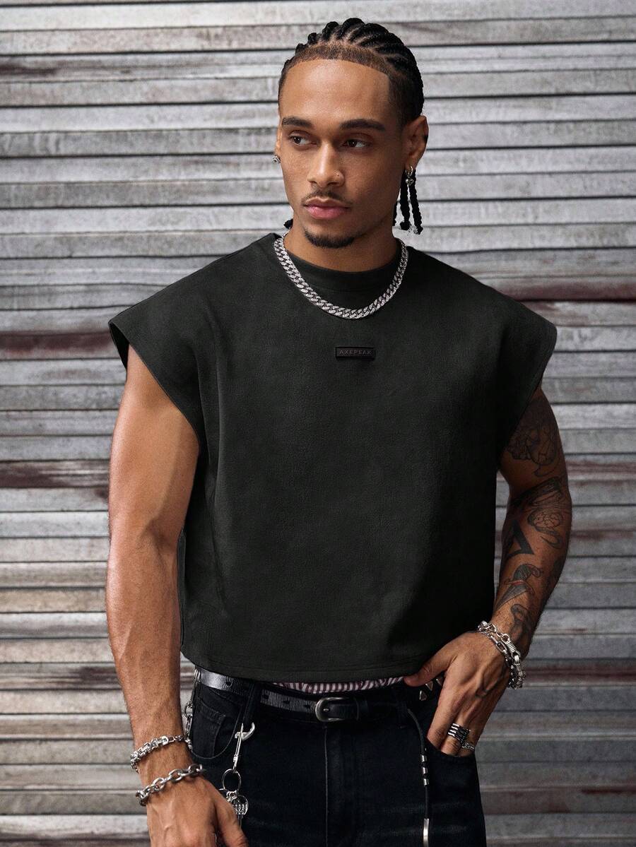 Regata Pavtros Studios Embossed Gothic Lettering Vest