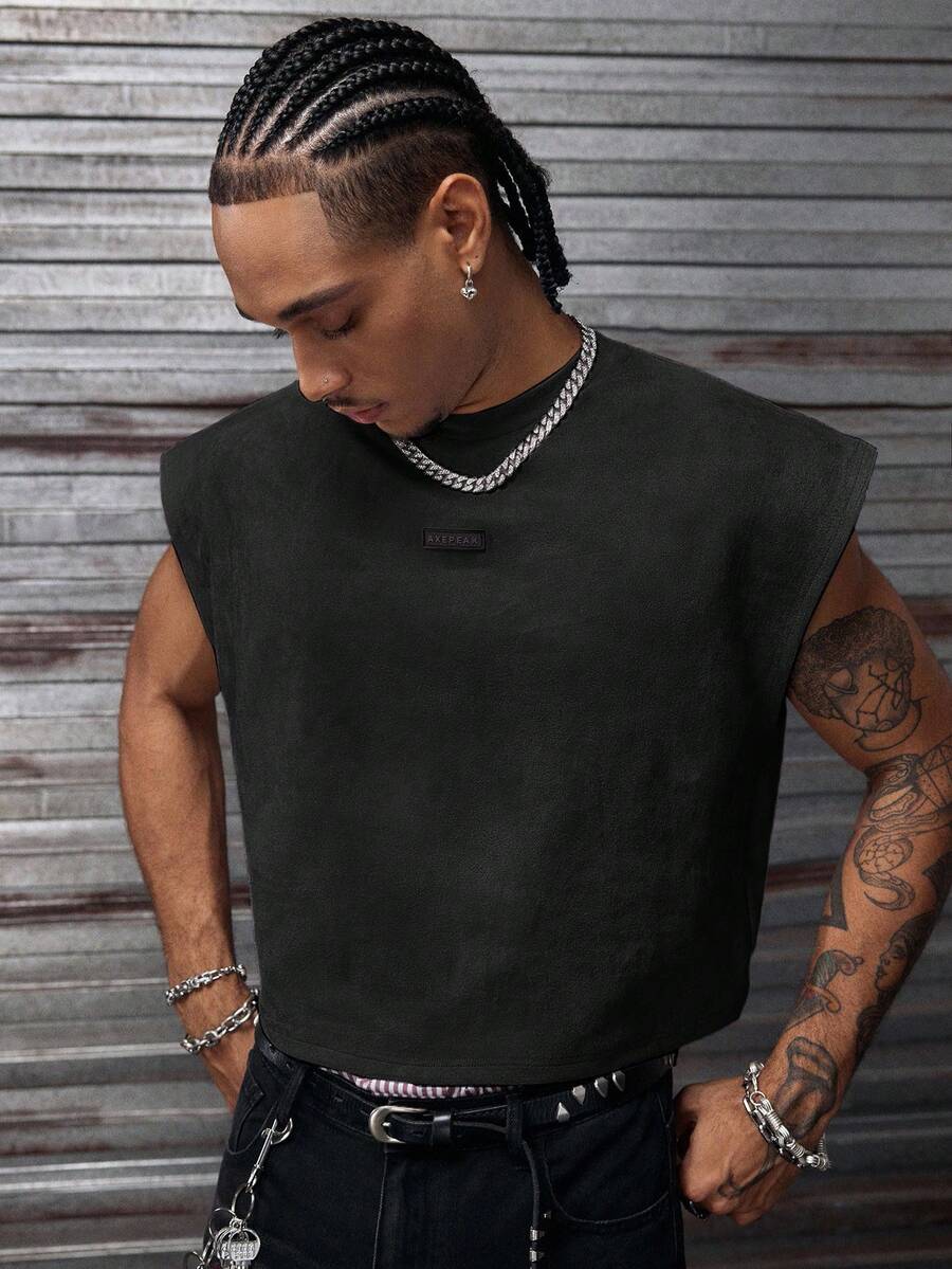 Regata Pavtros Studios Embossed Gothic Lettering Vest