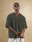 Camisa Polo Swavvy Studios Waffle Knit Polo