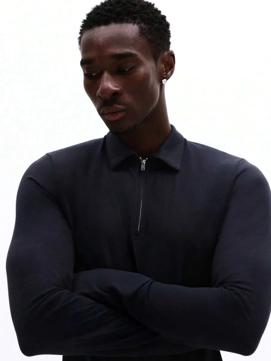Camisa Polo Pavtros Zip Polo