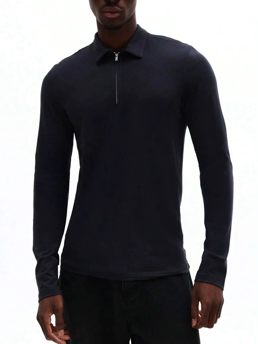 Camisa Polo Pavtros Zip Polo