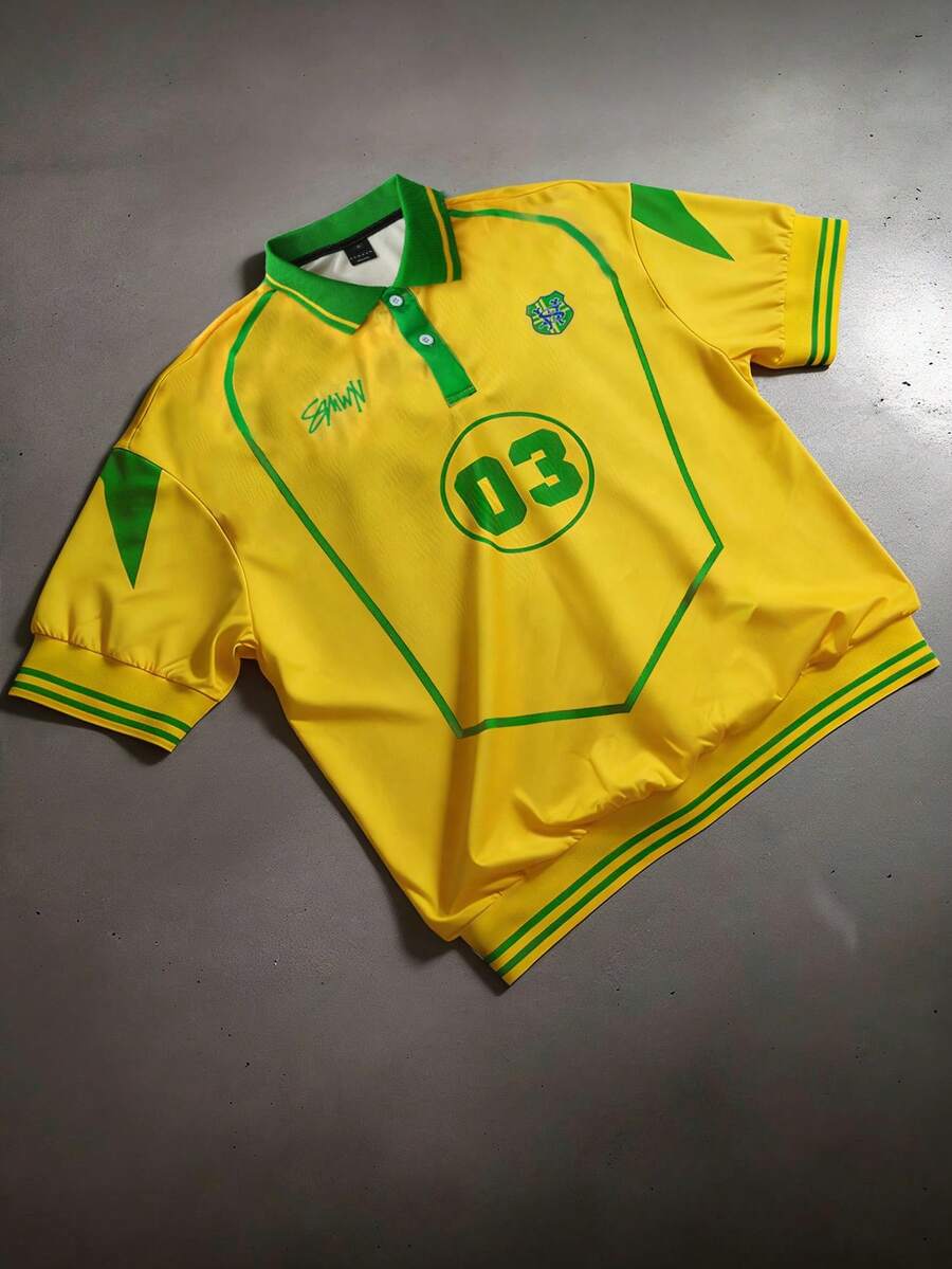 Camisa Polo Pavtros Studios Brazil 03 Football Jersey