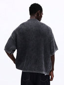 Camisa Polo Swavvy Studios Ribbed Heavy Knit Polo