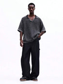 Camisa Polo Swavvy Studios Ribbed Heavy Knit Polo
