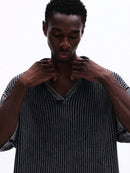 Camisa Polo Swavvy Studios Ribbed Heavy Knit Polo